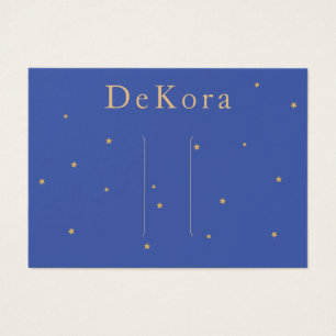 Cartes De Visite Minuscule Gold Stars Clip Barrette Display Card