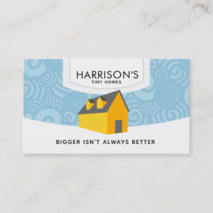 Cartes de visite minuscules de maisons