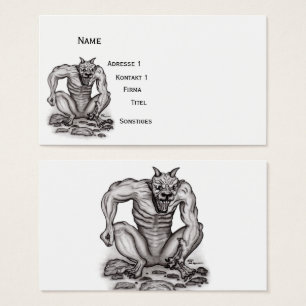 Cartes De Visite Mix-Créature - Troll, Golem et Devil