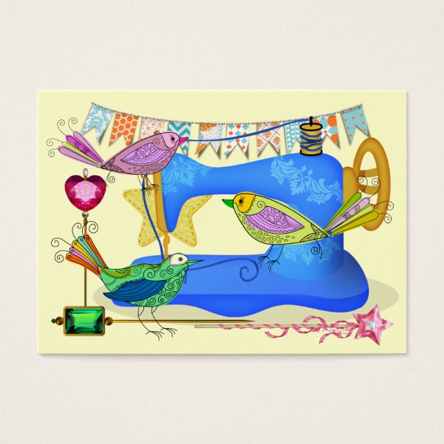 Cartes De Visite Mode / Seamstress / Artiste - SRF (Devant)