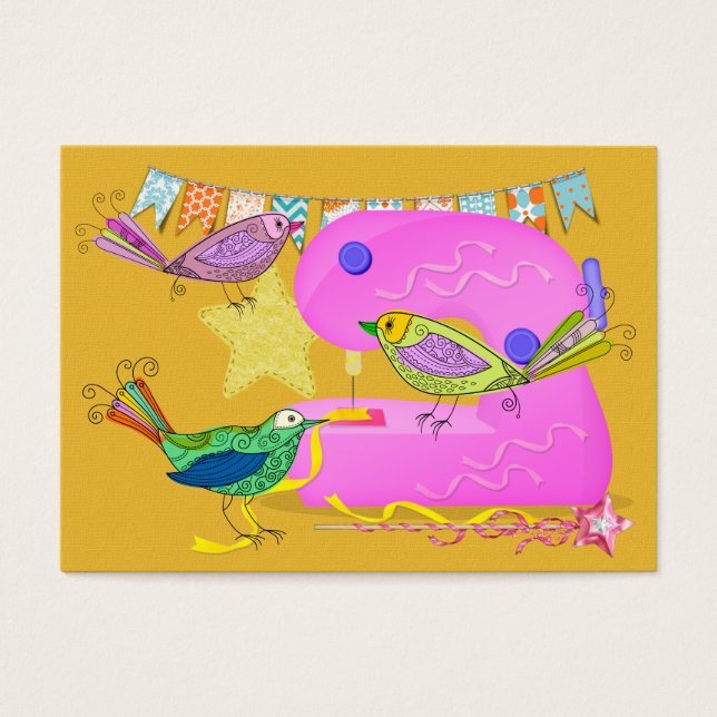 Cartes De Visite Mode / Seamstress / Artiste - SRF (Devant)
