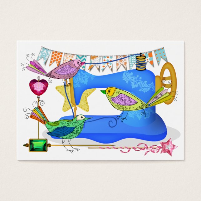 Cartes De Visite Mode / Seamstress / Artiste - SRF (Devant)