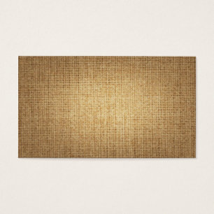 Cartes De Visite Modèle d'arrière - plan de toile de jute
