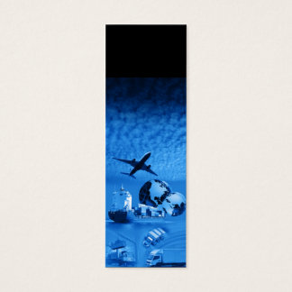 Cartes De Visite Modèle de logistique de transport vertical maigre