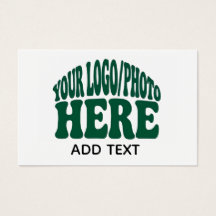 Modèle d'entreprise avec logo personnalisé