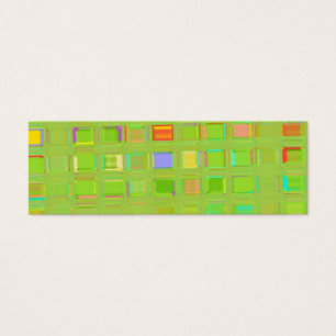 Cartes De Visite Modèle en verre de tuile de mosaïque