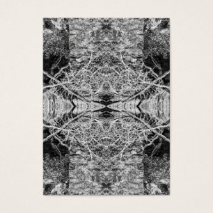 Cartes De Visite Modèle noir et blanc gothique