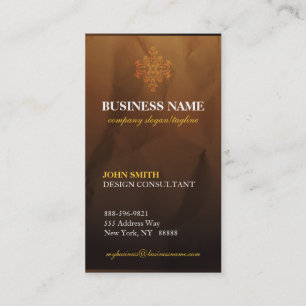 Cartes de visite modernes classieux chics de