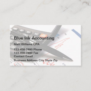Cartes de visite modernes CPA comptable