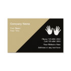 Cartes de visite modernes de massage