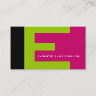 Cartes de visite modernes de monogramme