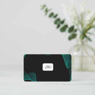 Cartes de visite modernes élégantes avec QR code p