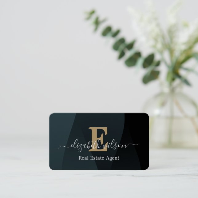 Cartes de visite modernes élégantes avec QR code p (Debout devant)