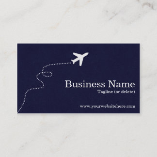 Cartes de visite modernes et simples de voyage