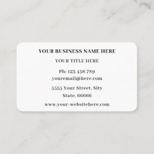 Cartes de visite modernes personnalisés avec votre