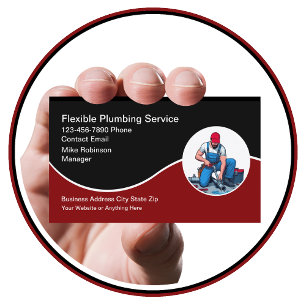 Cartes de visite modernes pour entrepreneur en plo