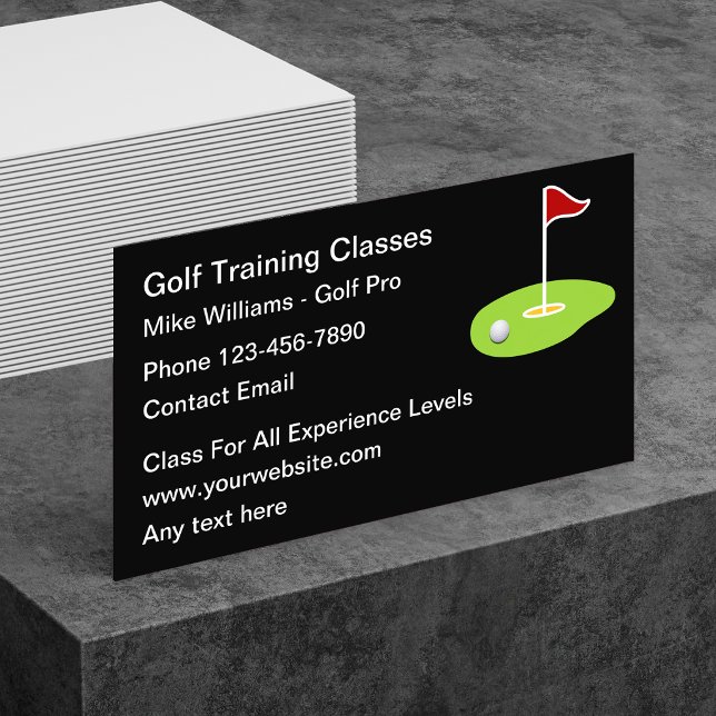 Cartes de visite modernes pour l'entraînement de g (Créateur téléchargé)