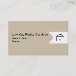Cartes de visite modernes pour l'immobilier
