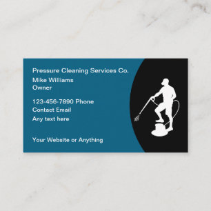 Cartes de visite modernes pour services de nettoya