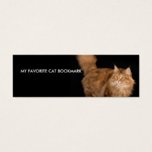 Cartes De Visite Mon signet préféré de chat