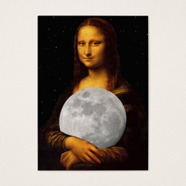 Cartes De Visite Mona Moona Lisa (Devant)