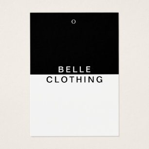 Cartes De Visite Monogramme minimaliste Moderne Business Hang tag