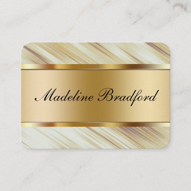 Cartes de visite monogramme modernes (Devant)
