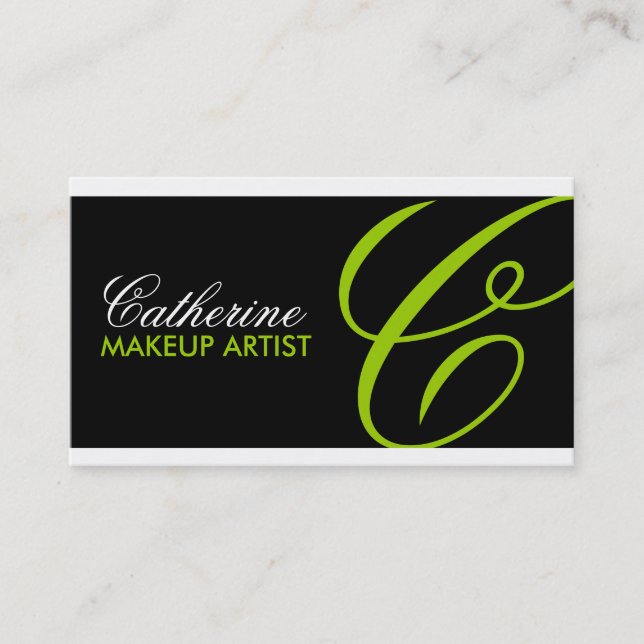 Cartes de visite monogrammes (Devant)