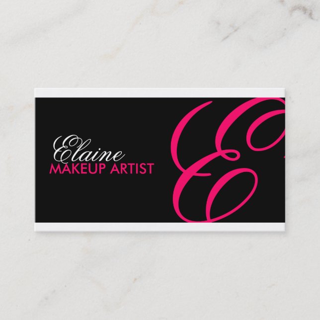 Cartes de visite monogrammes (Devant)