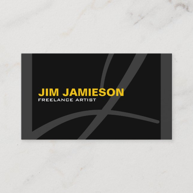Cartes de visite monogrammes (Devant)