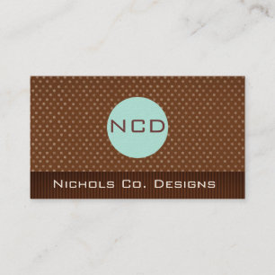 Cartes de visite Monogrammes customisés