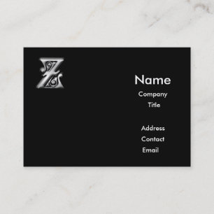 Cartes de visite Monogrammes Z