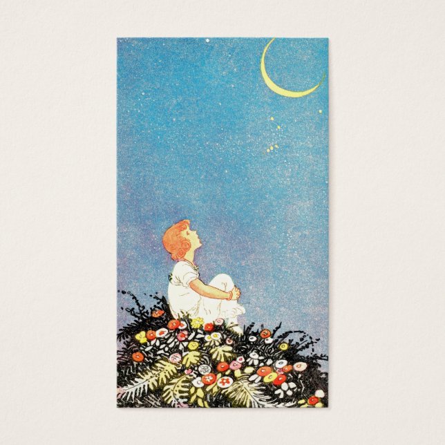 Cartes De Visite Moon souhaite signet (Devant)