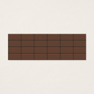 Cartes De Visite Morceaux de barre de chocolat