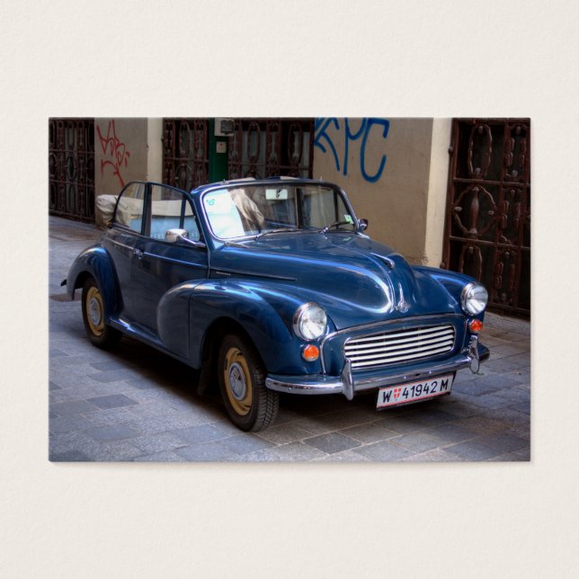 Cartes De Visite Morris Minor Convertible Tourer (Devant)