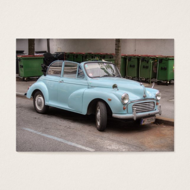 Cartes De Visite Morris Minor Convertible Tourer (Devant)