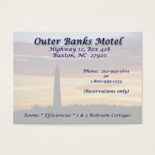 Cartes De Visite Motel d'OBX AVANT JÉSUS CHRIST