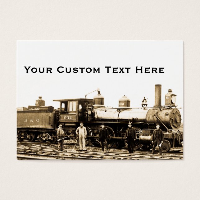 Cartes De Visite Moteur ferroviaire B&O 932 (Devant)