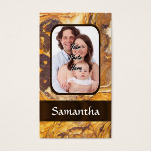 Cartes De Visite Motif abstrait Sandstone