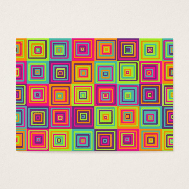 Cartes De Visite Motif carré (Devant)