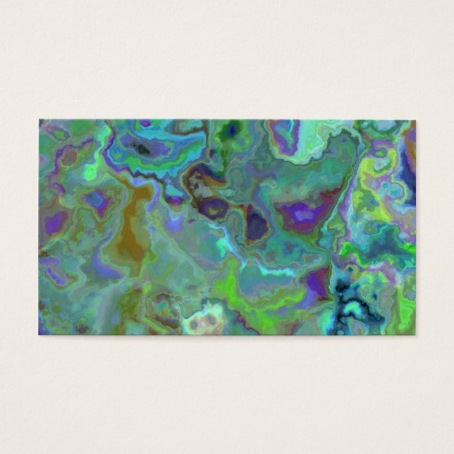 Cartes De Visite Motif coloré 2 DPT (Devant)