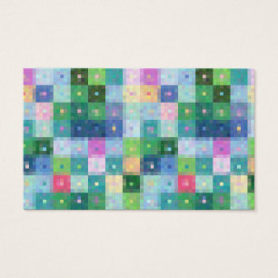 Cartes De Visite Motif de blocs d'édredon de patchwork