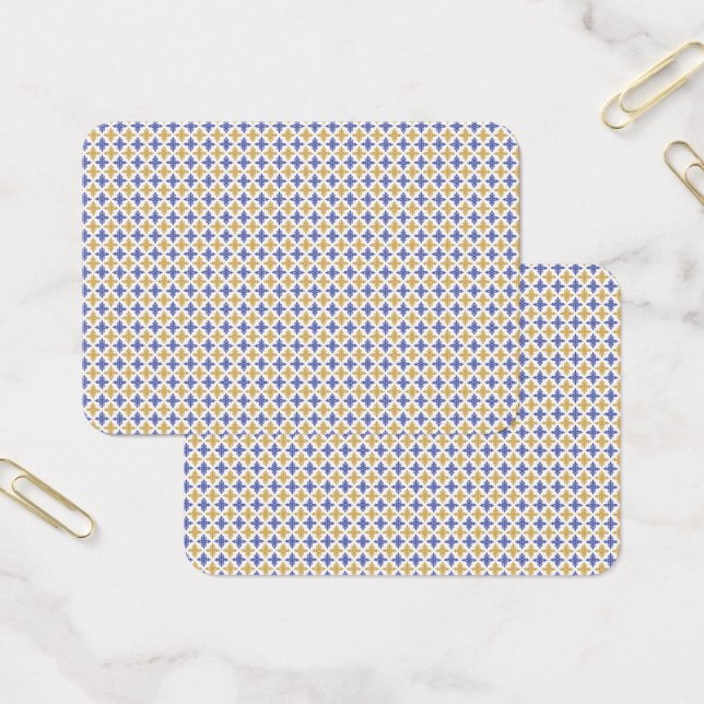 Cartes De Visite Motif de fleurs (Bureau)