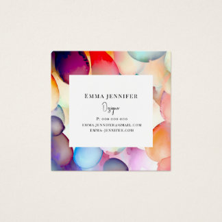 Cartes De Visite Motif rose Abstrait moderne