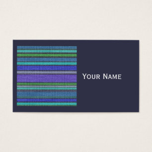 Cartes De Visite Motif sans couture de tricotage coloré 2 de