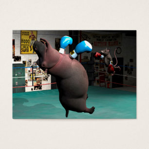 Cartes De Visite Mouse Beats Hippo KO