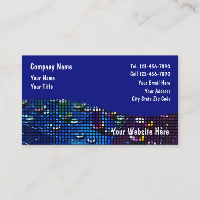 Cartes de visite musicales (Devant)