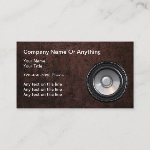 Cartes de visite musicales