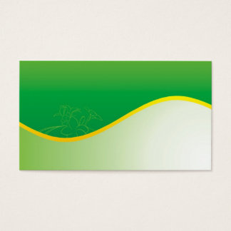 Cartes De Visite nature verte