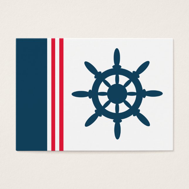 Cartes De Visite Nautical design (Devant)